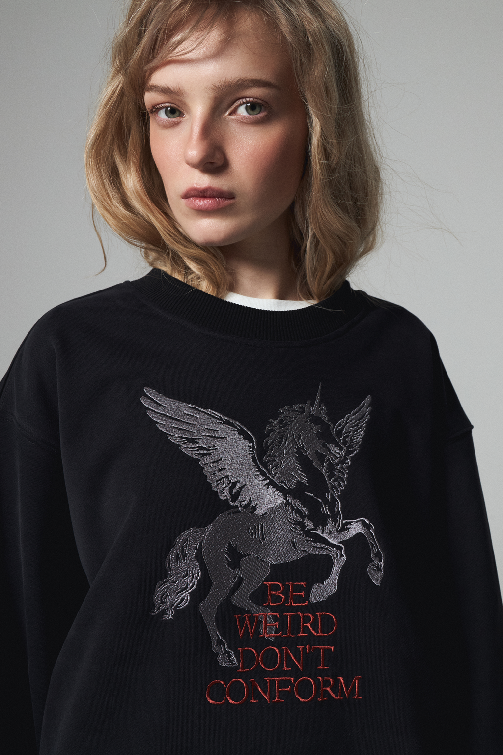 Світшот чорний «Pegasus»