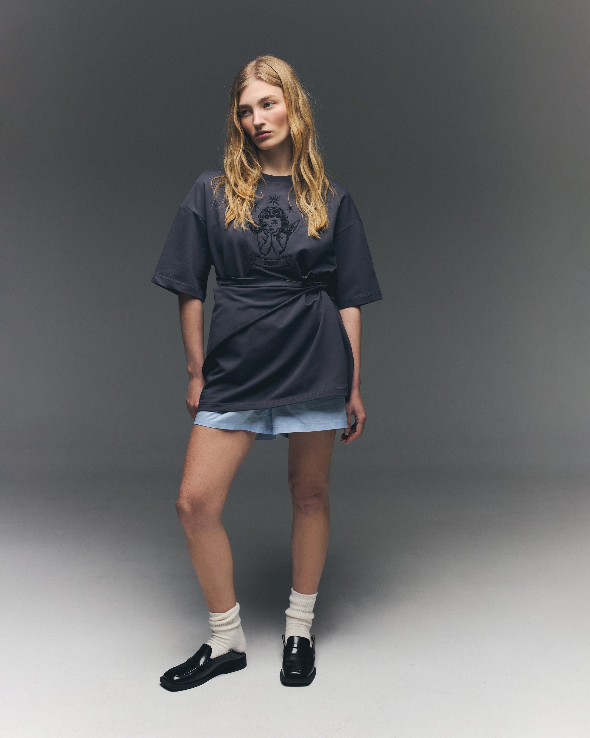 Футболка графітова «Amor»