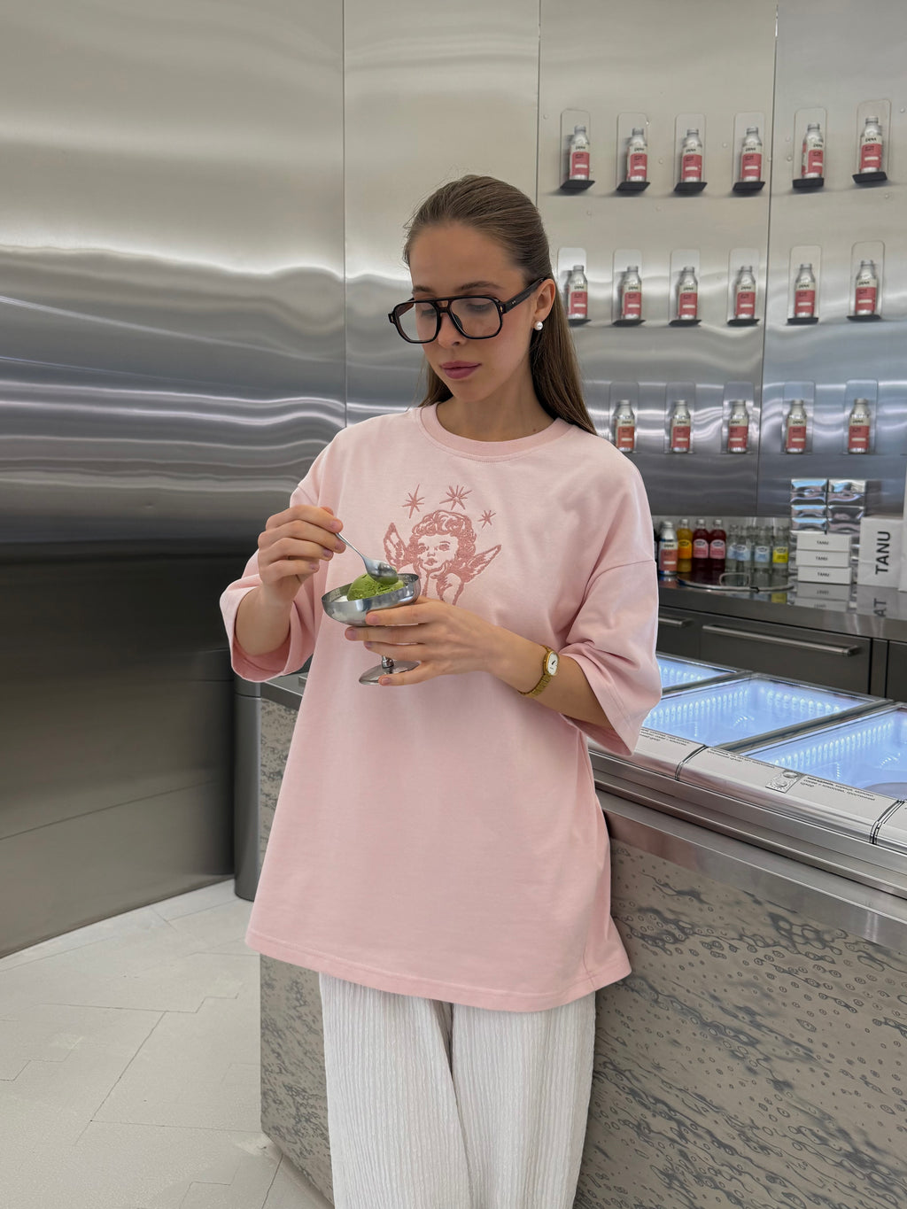 Футболка пудрова "Amor"