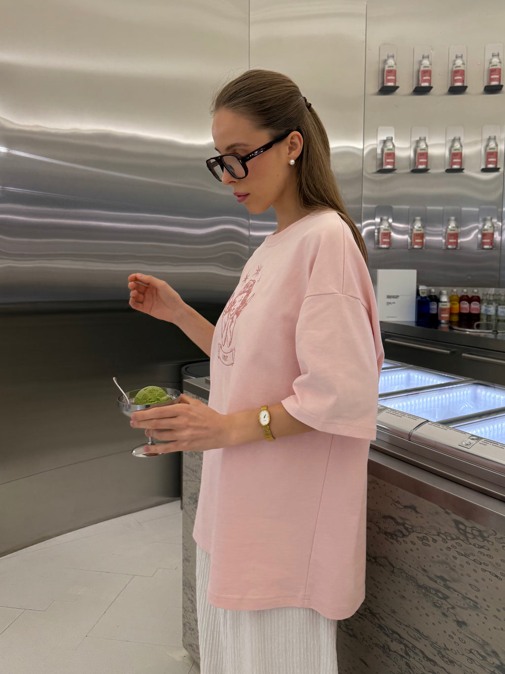 Футболка пудрова "Amor"