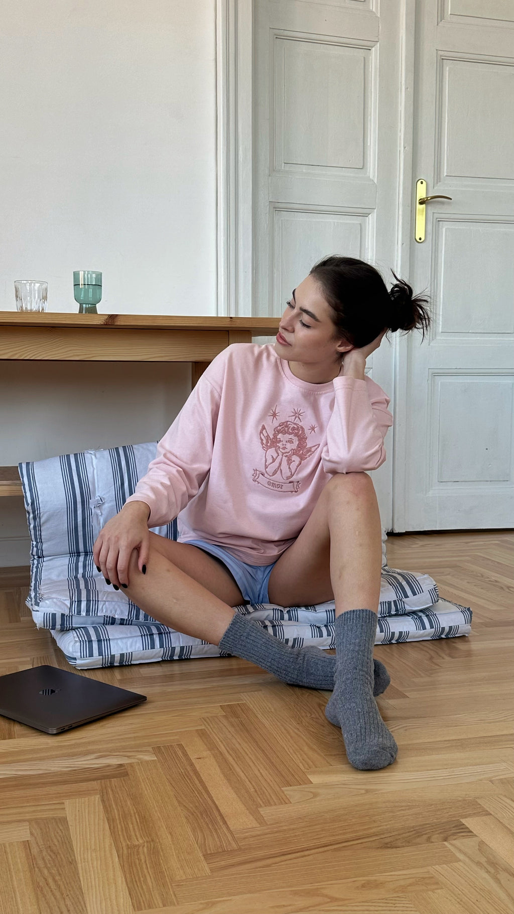 Лонгслів рожевий "Amor"